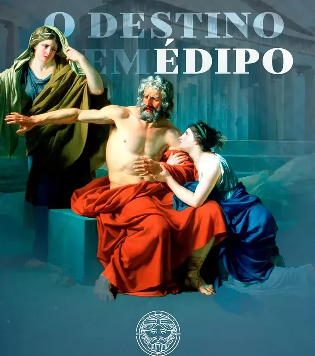 Capa do mini livreto O destino em Édipo